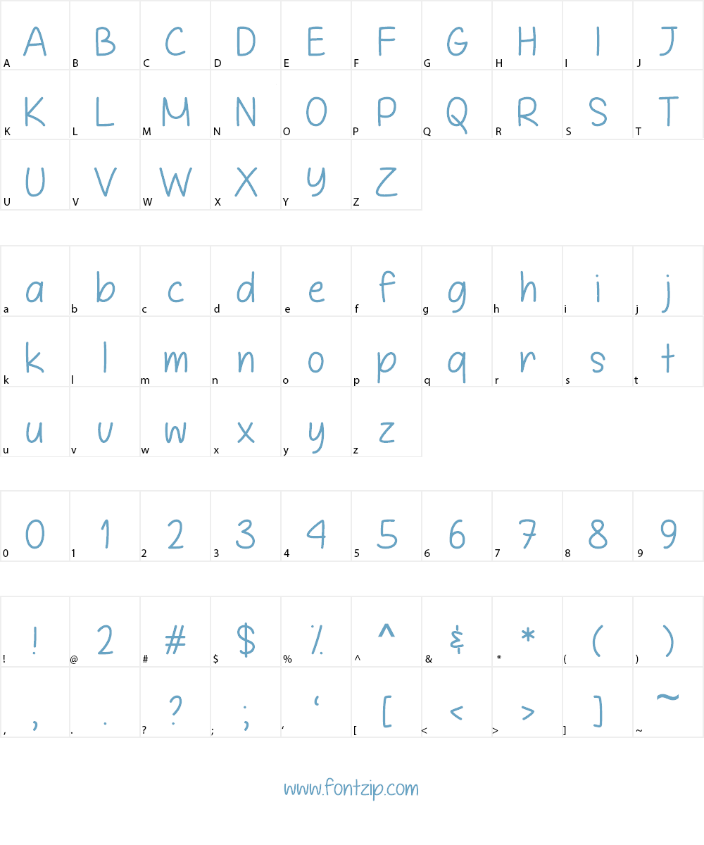 It is Definitely Possible Font Character